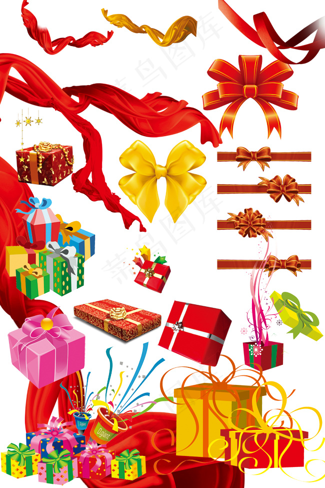 礼盒蝴蝶结彩带丝带