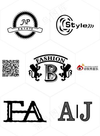 通用英文印花素材图片