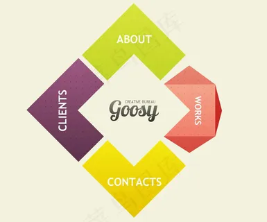 菱形立体flash动画