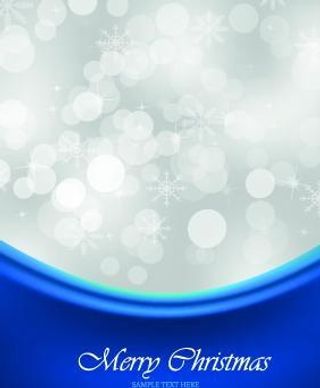 闪亮2014圣诞雪花背景矢量04