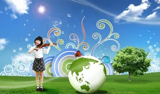 为春天演奏图片