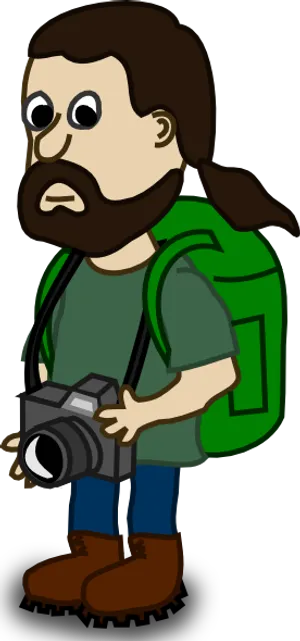 漫画人物Trekker剪贴画