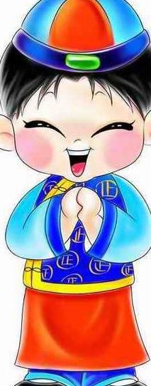 新春金童拜年迎春图PSD超大图psd模版下载