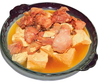 茶油红酒焖兔肉图片