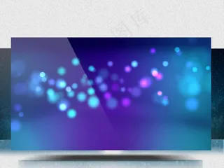 炫彩光晕元素背景视频素材