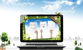 创意电脑海报图片