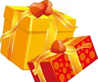 礼品礼物盒子 矢量素材 ai格式_...