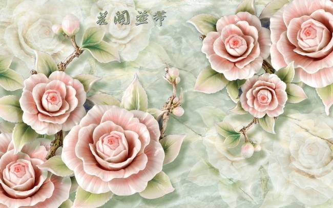 中国风电视背景psd模版下载