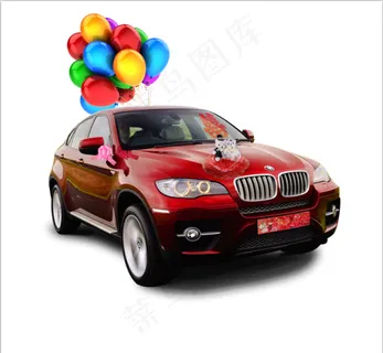 宝马迎亲车队领头车