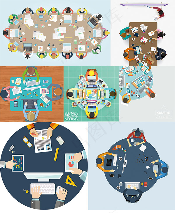 办公的商务人士