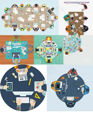 办公的商务人士