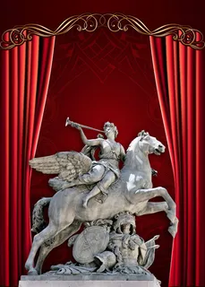 欧式石雕塑人物地产广告PSD