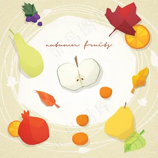 水果素材背景底纹