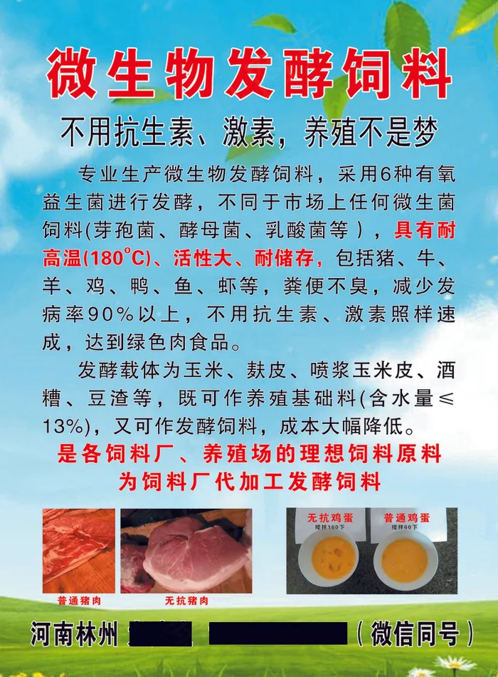 微生物发酵饲料psd模版下载