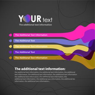 彩色动感形状背景