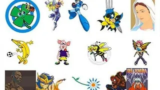 动漫卡通人物矢量素材