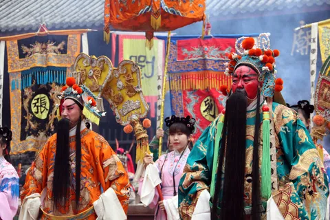 2015成都大庙会仿古祭祀图片 2015成都大庙会仿古祭祀图片