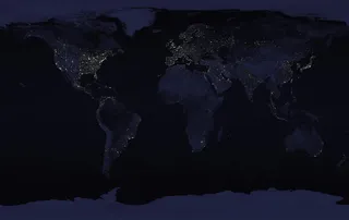 超高清地图夜晚素材