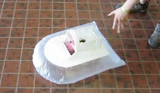 Lasercut纸板玩具气垫船