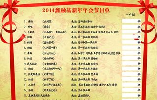 节目单内页图片