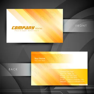 高档大气精致简洁名片设计模板