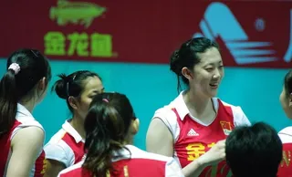 女排精彩瞬间图片