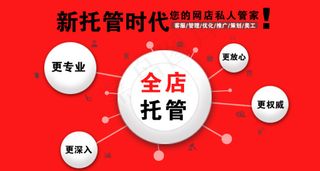 淘宝店网店托管海报制作