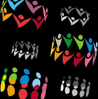 动感创意人物图标图片