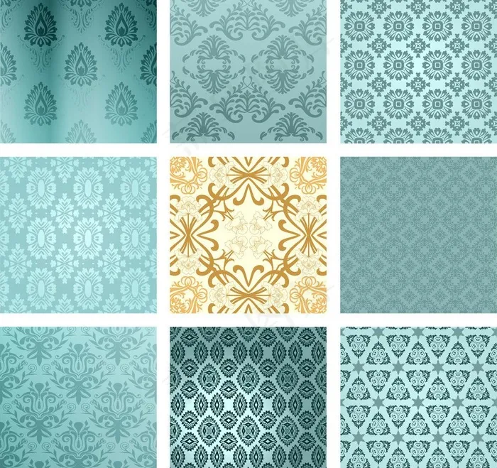 欧式花纹背景图片eps,ai矢量模版下载