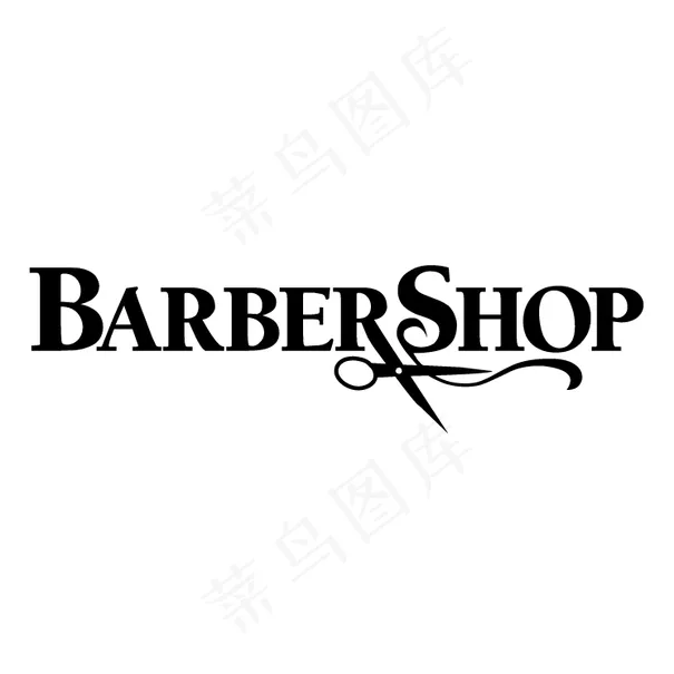 理发店0eps,ai矢量模版下载