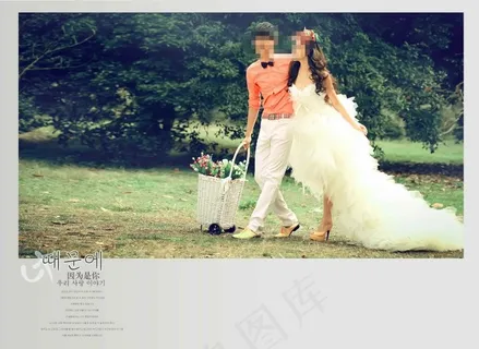 温馨浪漫婚纱艺术照P