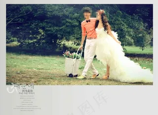 温馨浪漫婚纱艺术照P
