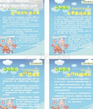 卫生科普知识展板模板