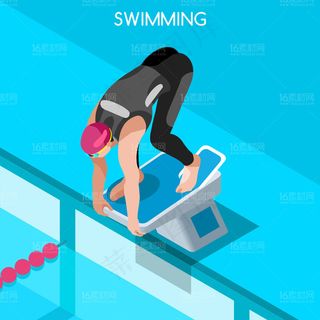 创意体育运动员项目设计矢量素材