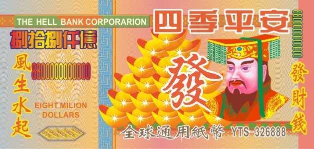 冥币cdr矢量模版下载