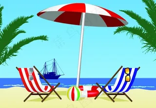 沙滩椅图片
