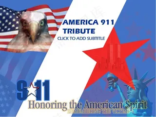 美国国旗PPT模板