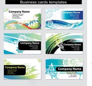 动态矢量彩色的卡片