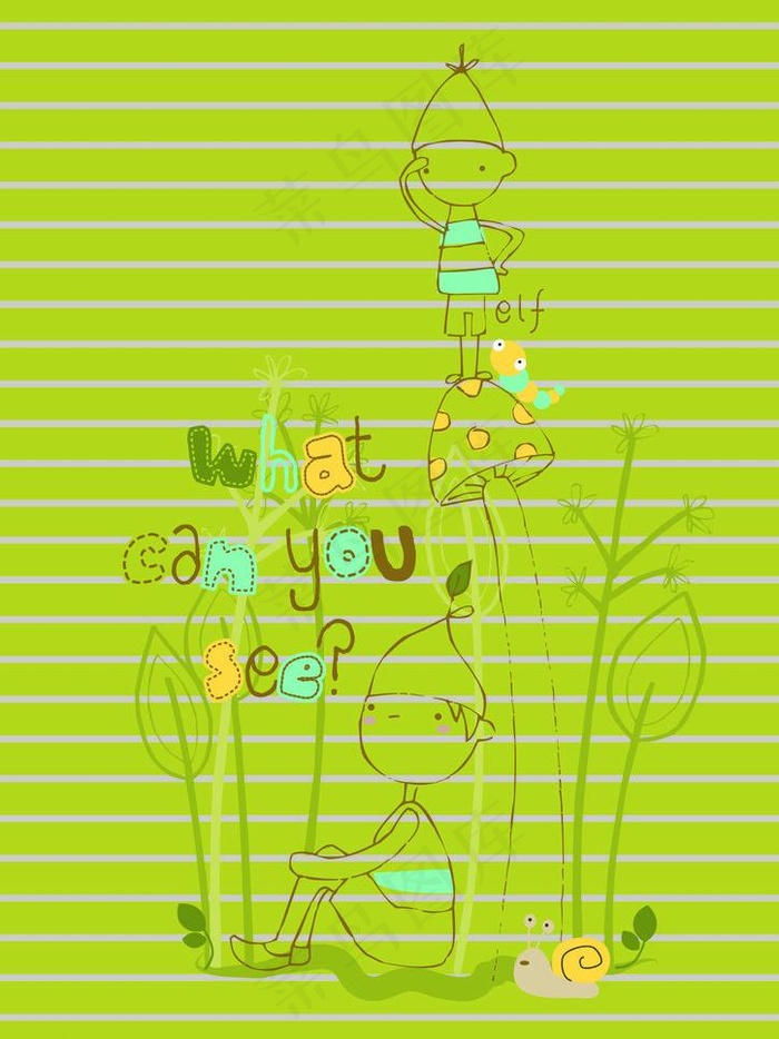 儿童卡通素材图片