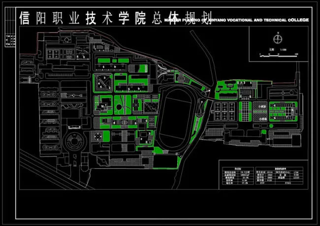 某校园整治规划图cad图纸