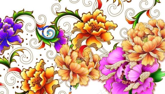 花开富贵牡丹花图片