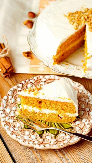 西式三角面包高清摄影图片