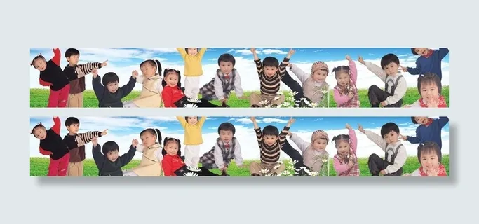 各种姿势的儿童合集六一儿童节素材图...