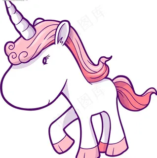 粉红独角兽图片