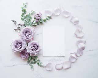 简约小清新文艺风插花静物摆拍背景