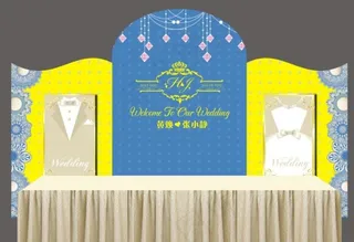 婚礼签到背景图片