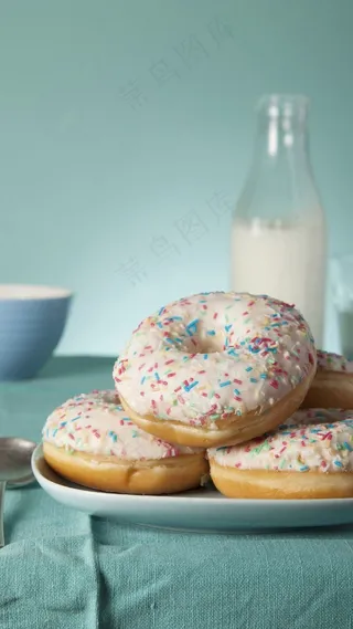 甜甜圈高清摄影图片