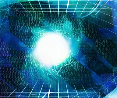 计算机科学抽象的辉光背景 计算机科学抽象的辉光背景