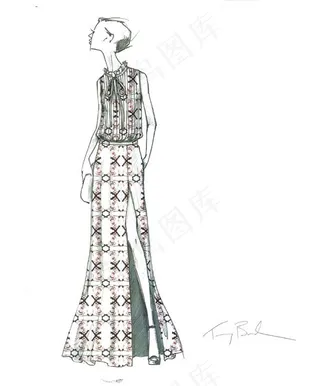 时尚连衣裙设计图