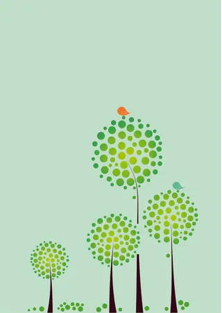 绿色简约设计海报背景